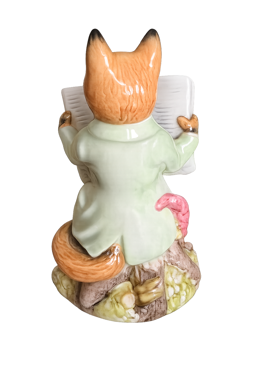 Royal Albert The World of Beatrix Potter Foxy Reading News Figurine
