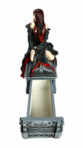 Load image into Gallery viewer, Nemisis Now Lady Vampire on Casket
