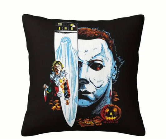 Michael Myers Halloween Throw Pillow Cover