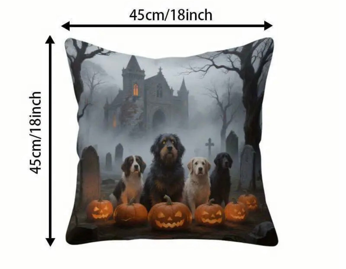 Halloween Horror Atmosphere Pillowcase