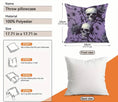 Load image into Gallery viewer, Gothic Purple Halloween Decorative Pillow Cover
