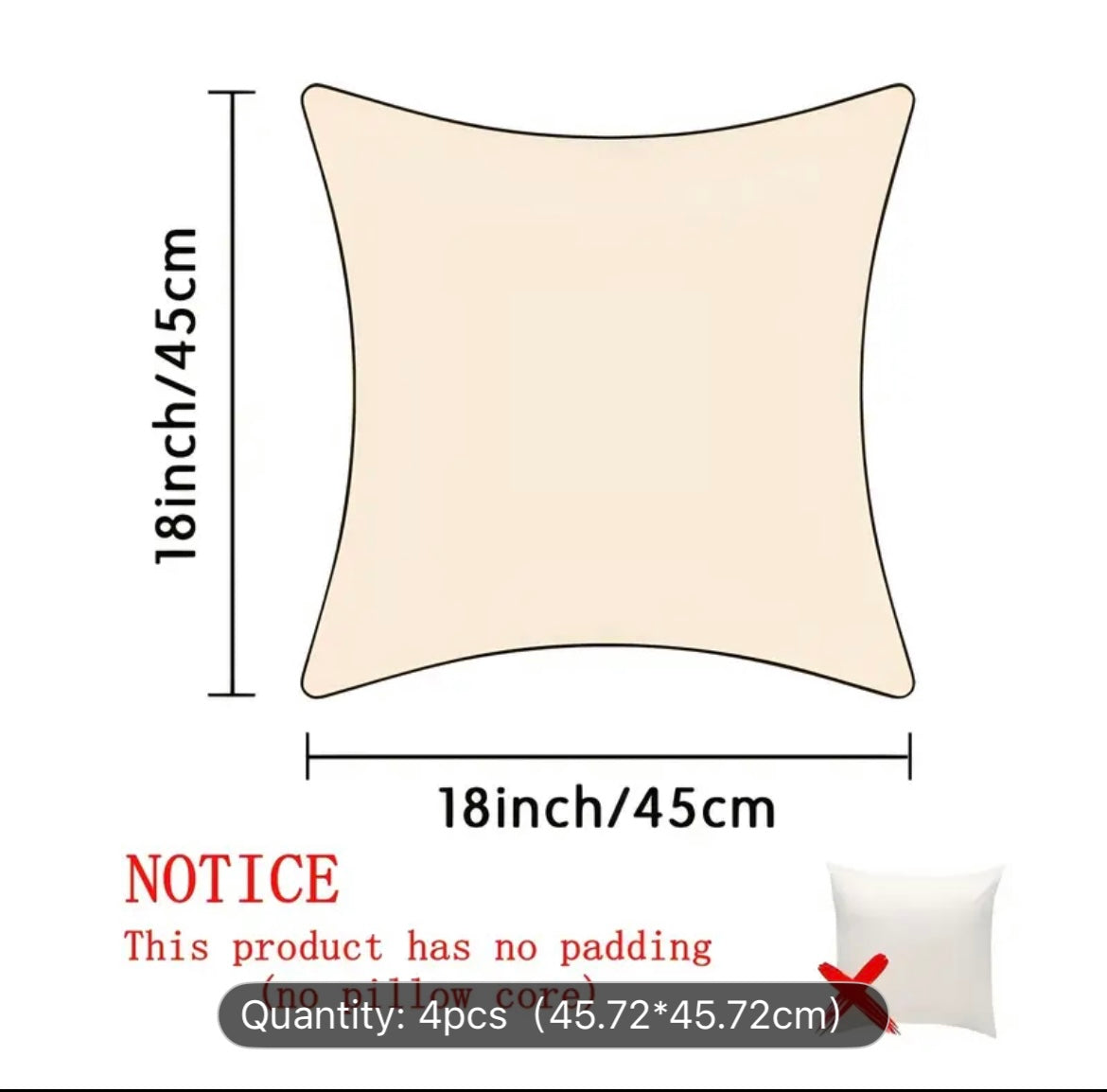 Summer Coastal Cushion Covers – Ocean Sunset Design – (4pcs)