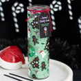 Load image into Gallery viewer, Merry Creepmas Cursed Candy Cane Tube Candle
