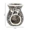Load image into Gallery viewer, Small Gunmetal Grey Crackle Oil Burner
