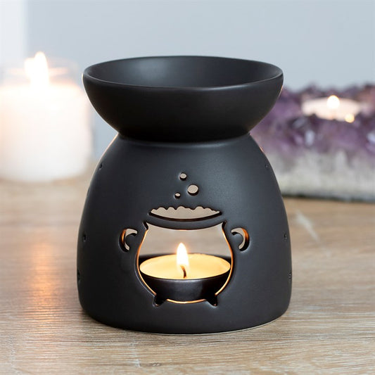 Black Cauldron Cut Out Oil Burner Clearance