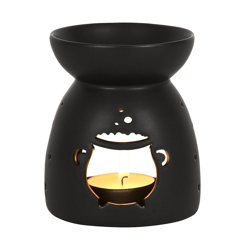 Black Cauldron Cut Out Oil Burner Clearance