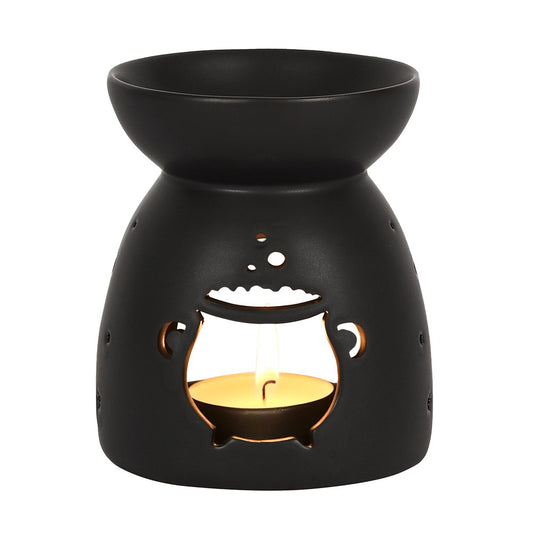 Black Cauldron Cut Out Oil Burner Clearance