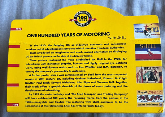 Shell Centenary of the Motor Car Limited Edition Days Gone Diecast Flatbed Truck – Yellow – Boxed