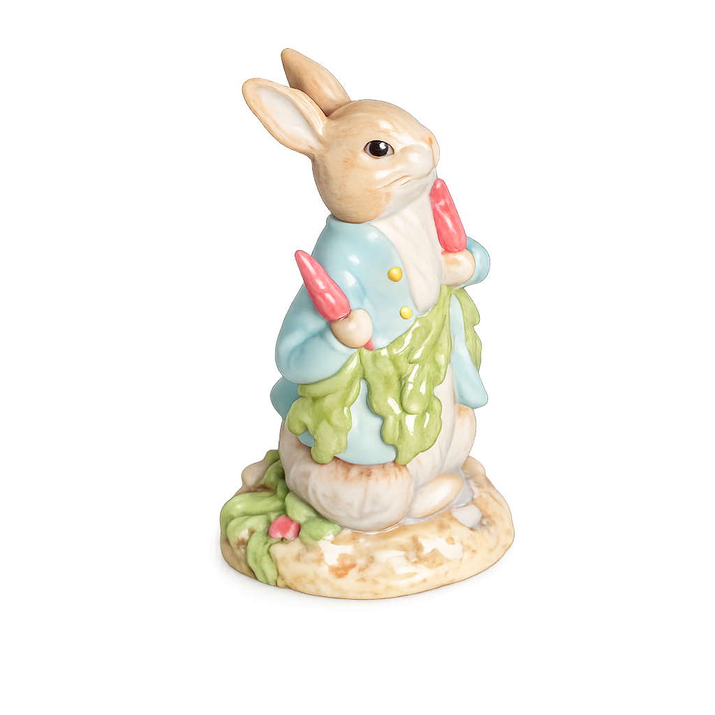 Royal Albert The World of Beatrix Potter  Peter Ate a Radish Figurine