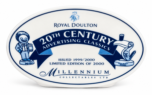 Royal Doulton Porcelain Plaque 20th Century Advertising Classics Millennium Collectibles Limited  Issues 1999/2000