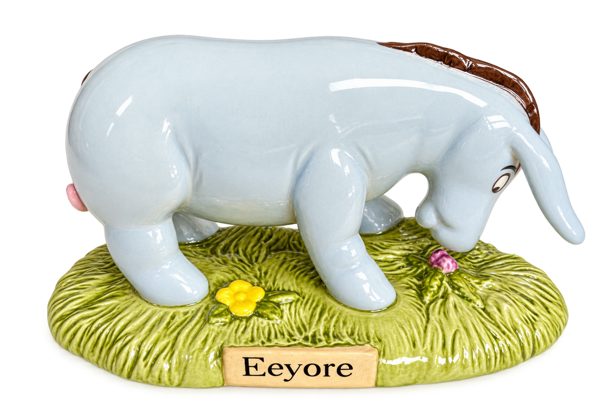 Royal Doulton The Winnie the Pooh Collection Eeyore Noses the Ground Figurine Limited Edition with COA