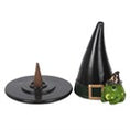 Load image into Gallery viewer, Magic Toad and Witch Hat Incense Cone Holder
