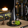 Load image into Gallery viewer, Magic Toad and Witches Hat Incense Cone Holder
