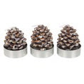 Load image into Gallery viewer, Set of 6 Pinecone Tealight Candles
