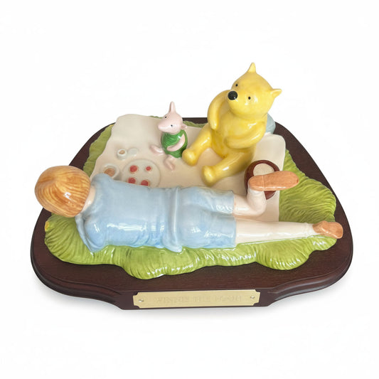 Royal Doulton  Winnie the Pooh Collection Summers Day Picnic Figurine Limited Edition with COA