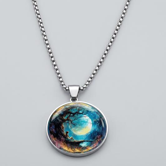 Pendant Necklace with Stainless Steel Chain