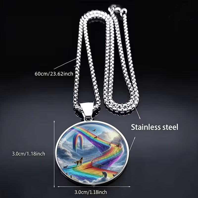 Pendant Necklace with Stainless Steel Chain