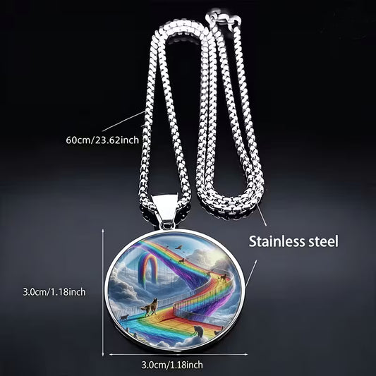 Pendant Necklace with Stainless Steel Chain