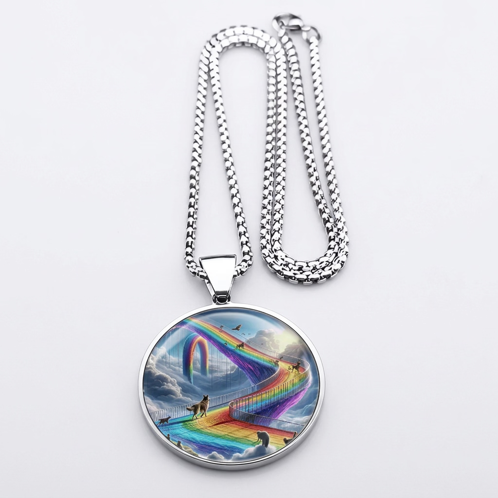 Pendant Necklace with Stainless Steel Chain