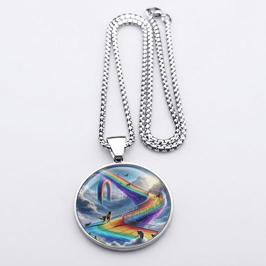 Pendant Necklace with Stainless Steel Chain