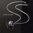 Load image into Gallery viewer, Glow in the Dark Ball Pendant Necklace with Stainless Steel Chain
