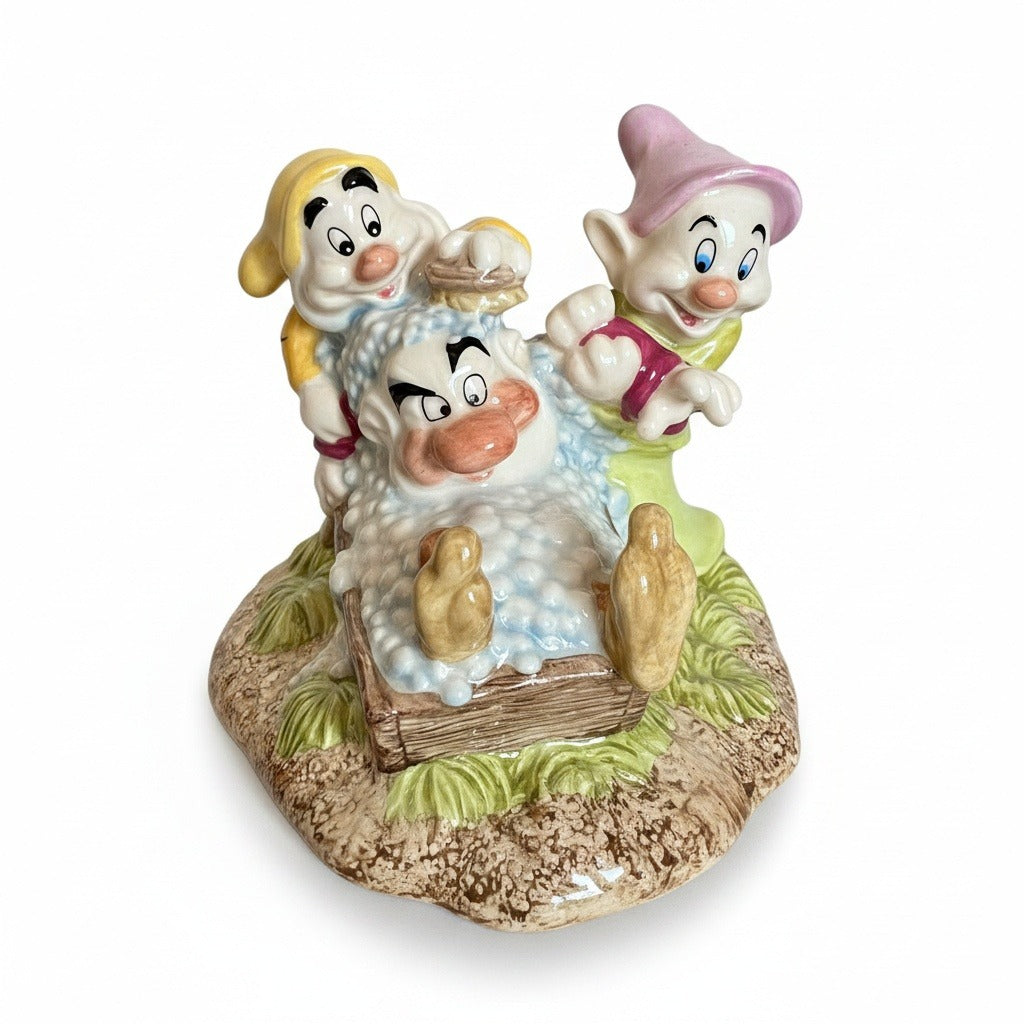 Royal Doulton Snow White and the Seven Dwarfs Grumpy’s Bath time Figurine