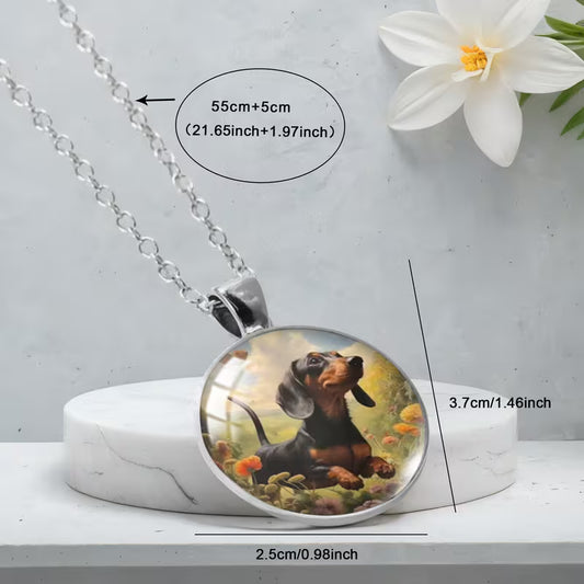 Pendant Necklace with Stainless Steel Chain