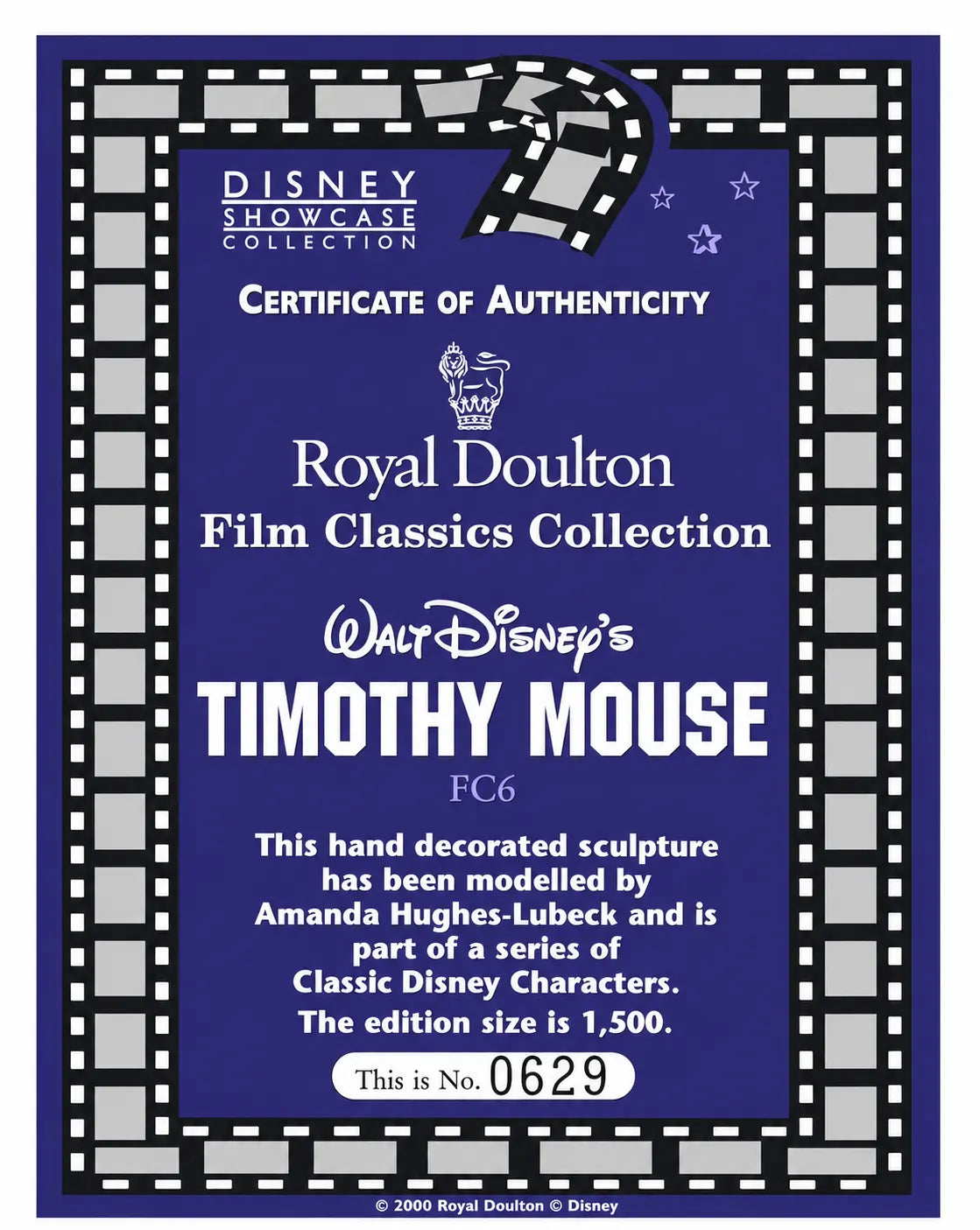 Royal Doulton Disney Showcase Collection Timothy Mouse