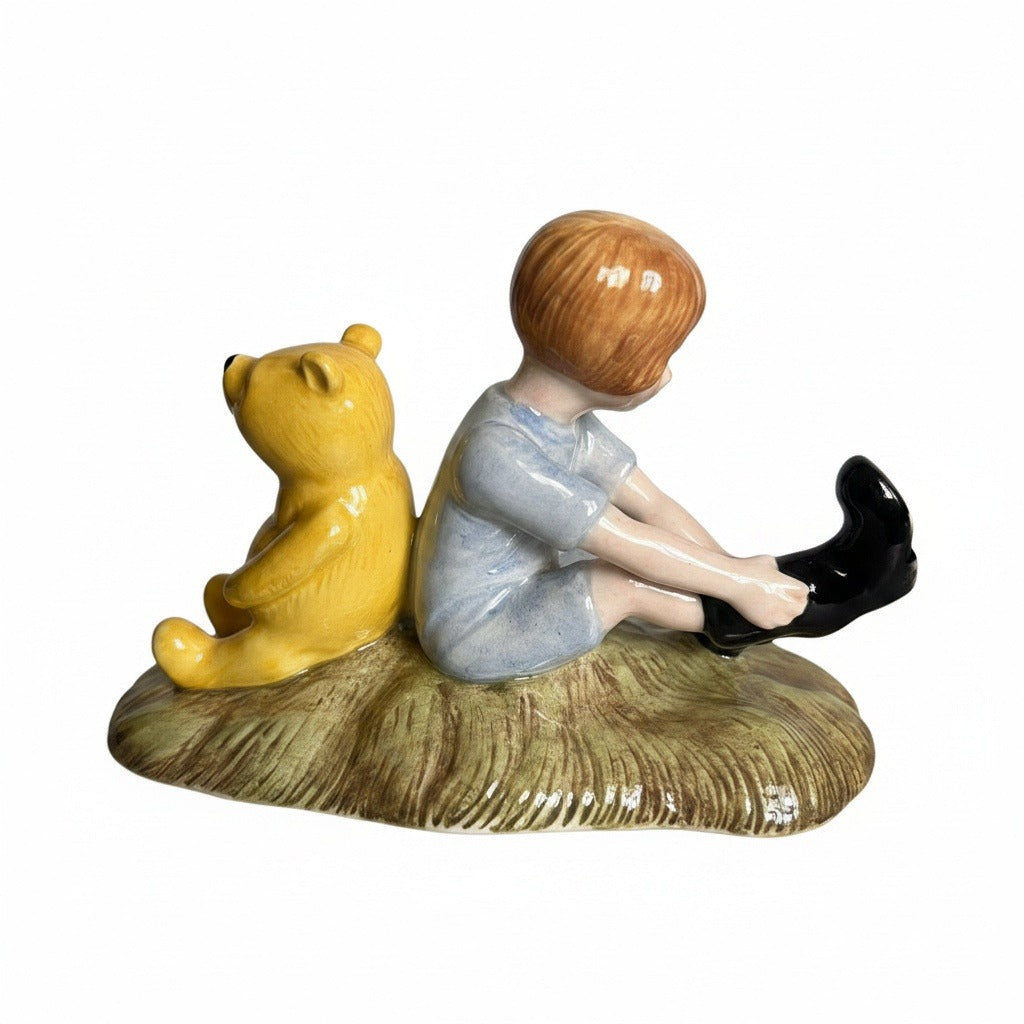Royal Doulton The Winnie the Pooh Collection Christopher Robin & Pooh Figurine