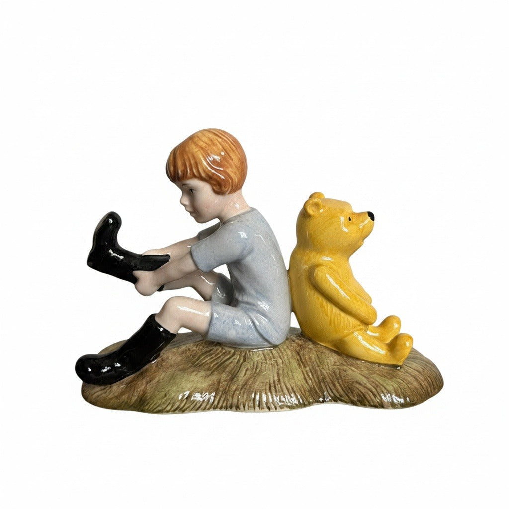 Royal Doulton The Winnie the Pooh Collection Christopher Robin & Pooh Figurine
