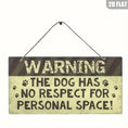 Load image into Gallery viewer, 2D Flat, 1pc Pet Store Warning Sign, Vintage Wooden Hanging Sign, Reminds Visitors of Dogs and Private Areas, Suitable for Home Garden Wall Decoration, Perfect Fun Gift, 2D Flat
