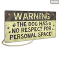 Load image into Gallery viewer, 2D Flat, 1pc Pet Store Warning Sign, Vintage Wooden Hanging Sign, Reminds Visitors of Dogs and Private Areas, Suitable for Home Garden Wall Decoration, Perfect Fun Gift, 2D Flat
