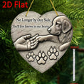 Load image into Gallery viewer, 2D Flat, 2D Flat Not 3DA 2D Flat Heart-shaped No Longer by Our Side, You Will Forever Live in Our Hearts - a Condolence Gift for the Loss of a Pet, a Wall Hanging Decoration for the Yard or Lawn, a Remembrance Keepsake., 2D Flat
