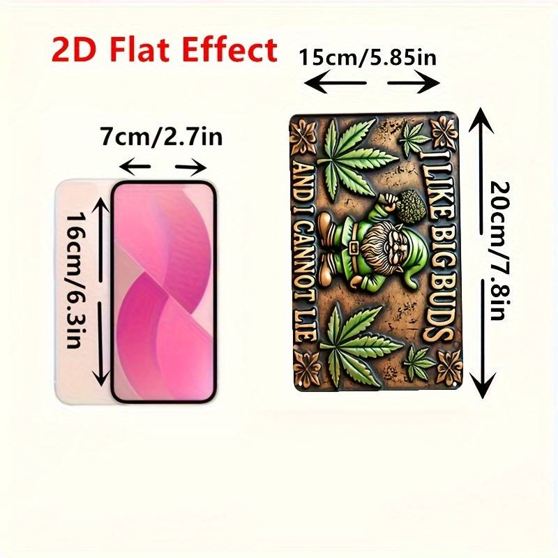 2D Flat - 2D Wooden Panel, Measuring 15 Cm X 20 Cm (5.85 Inches X 7.8 Inches), Featuring The Phrase 'I Love Big Buds, I Can'T Lie' - Suitable for Home And Garden Decor, Perfect for Various Decorations, Making Your Decor More Exciting
