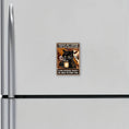 Load image into Gallery viewer, A Single Piece of Contemporary Art Design, a Humorous Magnet That Says 'Touch My Coffee', Featuring a Flat 2D Print. It'S a Unique Gift And a Creative Decoration for Refrigerator And Door Surfaces, with a Magnetic Backing
