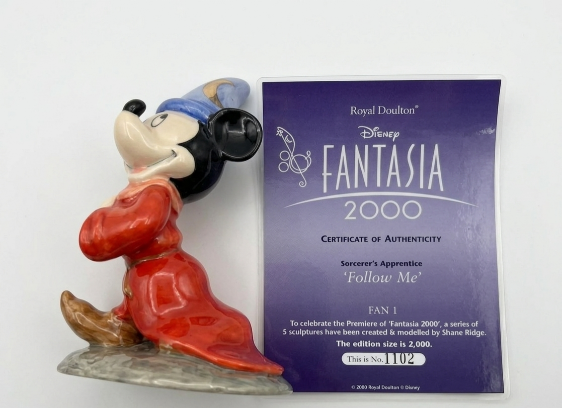 Royal Doulton Disney Showcase Collection Fantasia 2000 Follow Me Figurine