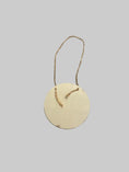 Load image into Gallery viewer, 2D Flat Wooden Round Humorous Plaque with Rope "Welcome to the Bathroom" 10cm diameter
