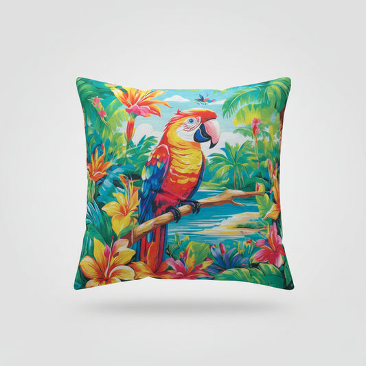 Macaw Parrots Cushion Cover 45x45cm