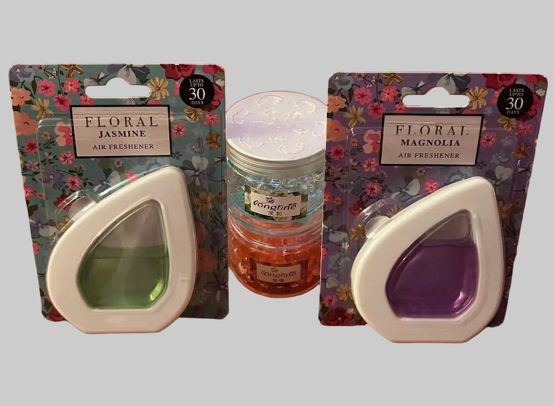 Gift Bag Containing 1 Pack of Incense Sticks, 1 Wax Melt and 1 Air Freshener (all randomly chosen-examples shown on listing photos)