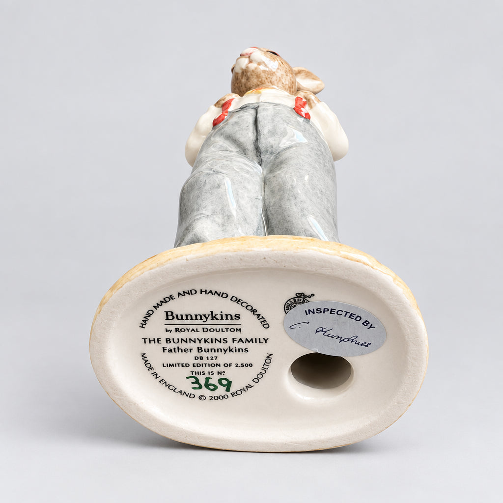 Royal Doulton Buunykins Father Bunnykins Figurine Limited Edition with COA