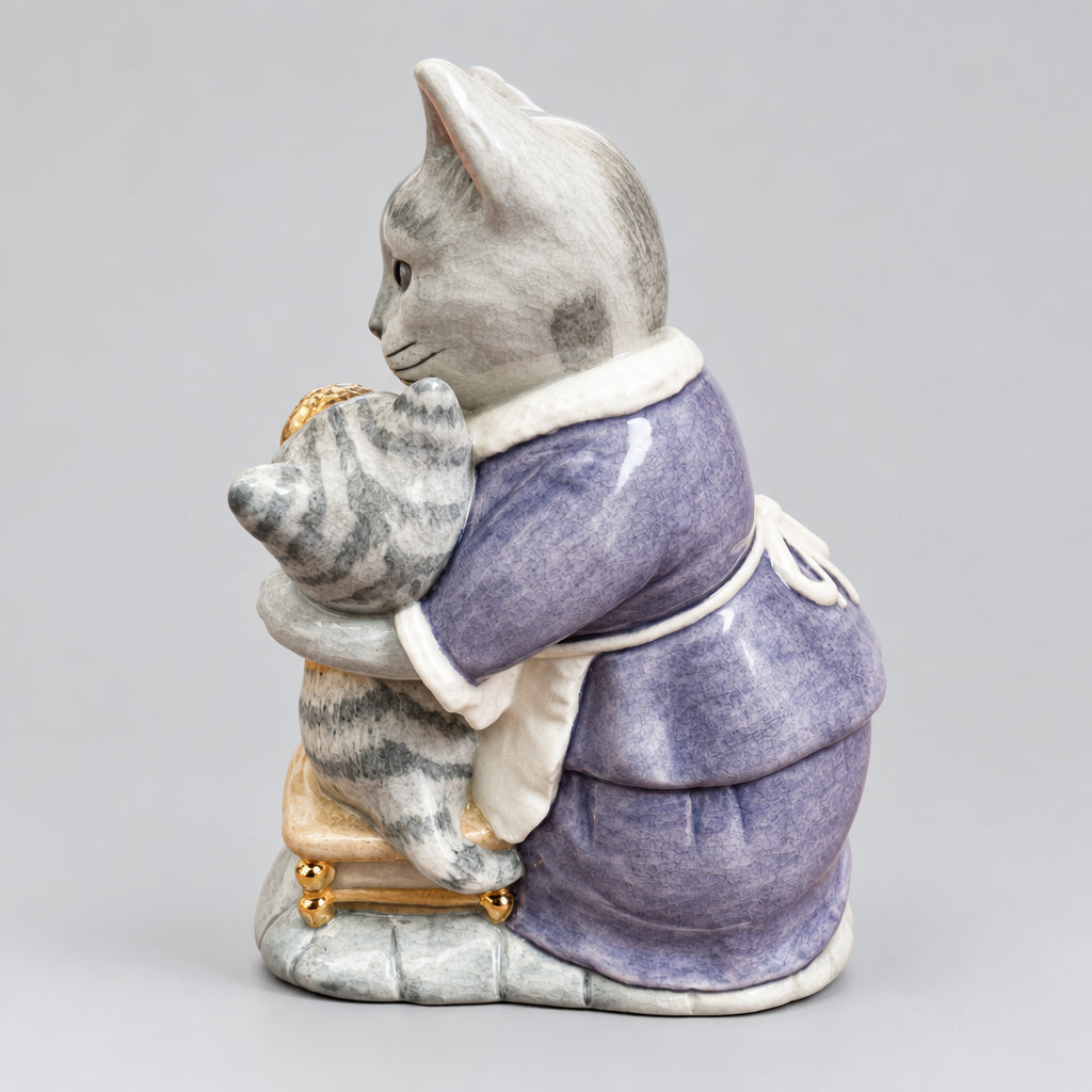 Royal Doulton John Bestwick The World of Beartrix Potter Tabitha Twitchit and Moppet Figurine Limited Edition with COA