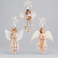 Load image into Gallery viewer, The Bradford Editions Heavens Little Angels Ornaments Set of 3 Angels 8th Set

