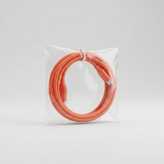 Orange Playa Lightning to USB-A charging cable 1 metre for iPhone and iPad