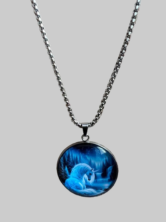 Pendant Necklace with Stainless Steel Chain