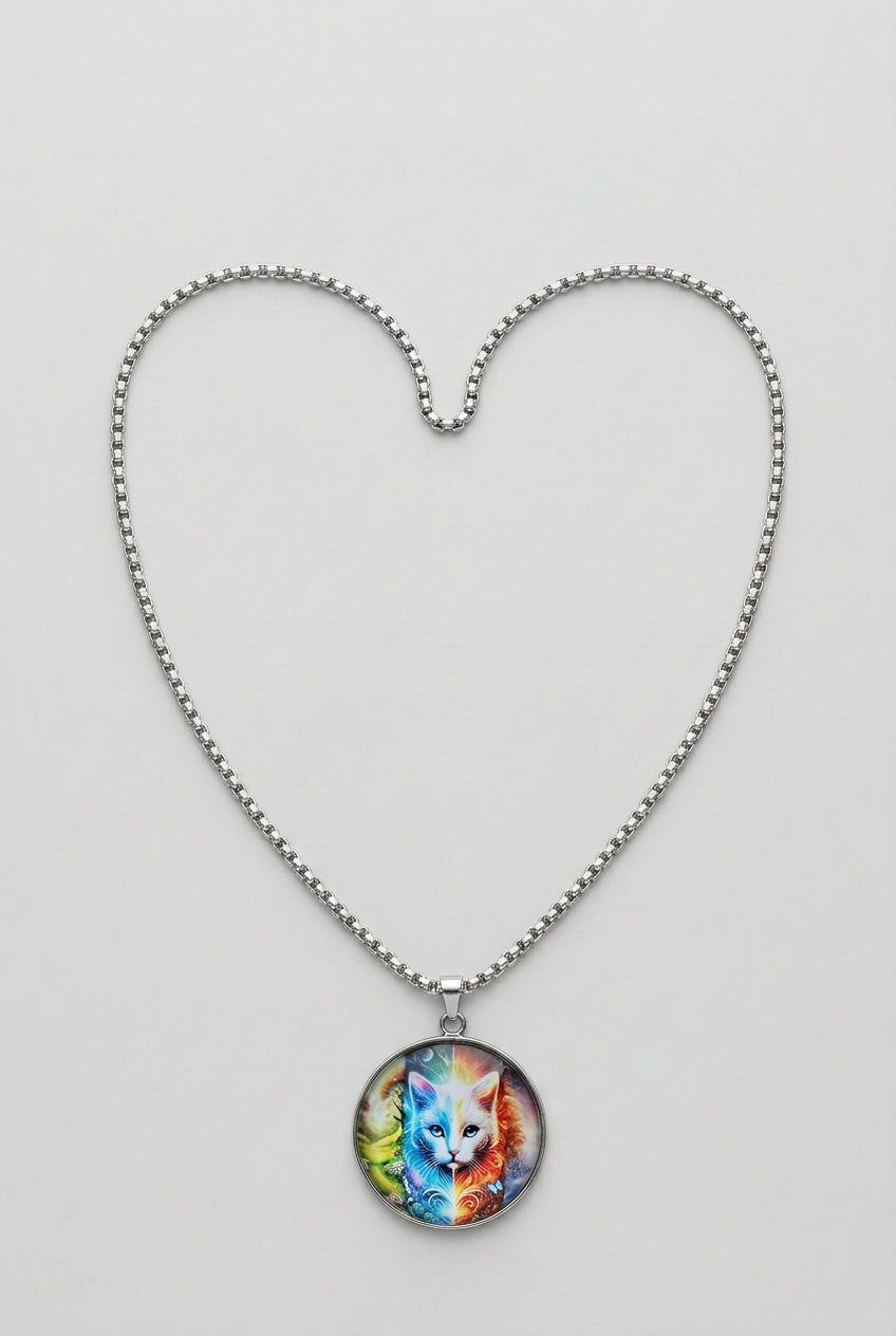 Pendant Necklace with Stainless Steel Chain