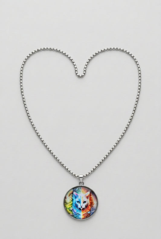Pendant Necklace with Stainless Steel Chain