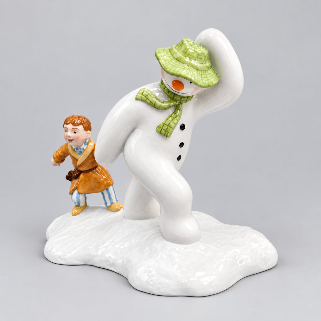 Royal Doulton The Snowman and James The Adventure Begins Figurine Limited Edition with COA