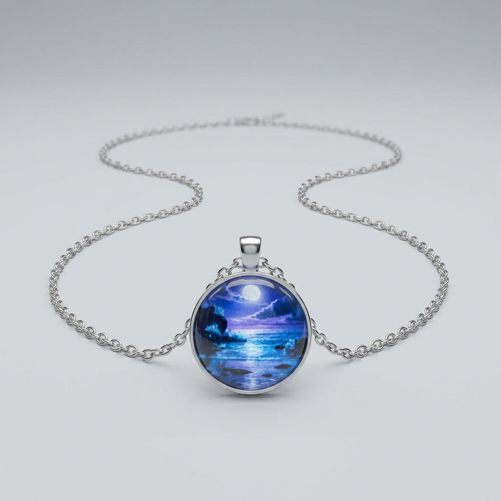 Pendant Necklace with Stainless Steel Chain