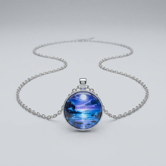 Pendant Necklace with Stainless Steel Chain
