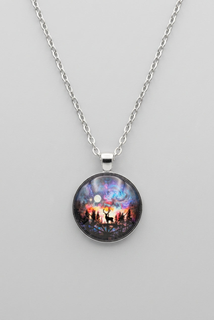 Pendant Necklace with Stainless Steel Chain